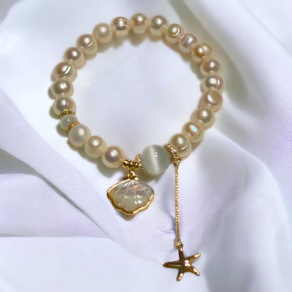 Natural Pearl Stretch Bracelet Limited Supply